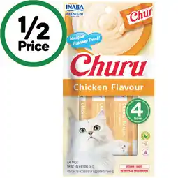 Woolworths Churu Purée Cat Treats offer