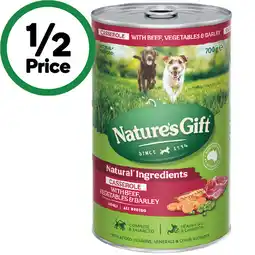 Woolworths Nature’s Gift Wet Dog Food offer