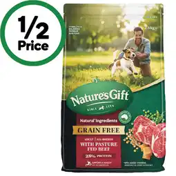 Woolworths Nature's Gift Grain Free Dry Dog Food offer