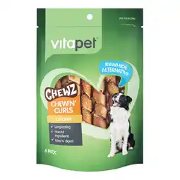 Woolworths Vitapet Chewz Chewin’ Curls Dog Treats offer