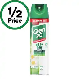 Woolworths Glen 20 Disinfectant Spray offer