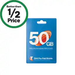 Woolworths Telstra $44 Starter Kit offer