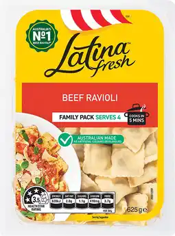 Coles Latina Filled Pasta offer
