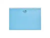 Officeworks Aqua Drops Zip Open Document Wallet A4 Blue offer