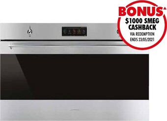 The Good Guys Smeg 90cm Classic Thermoseal Oven offer