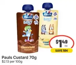 IGA Xpress Pauls Custard offer