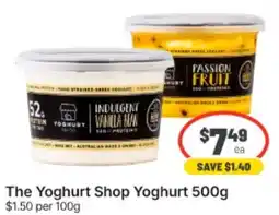 IGA Xpress The Yoghurt Shop Yoghurt offer