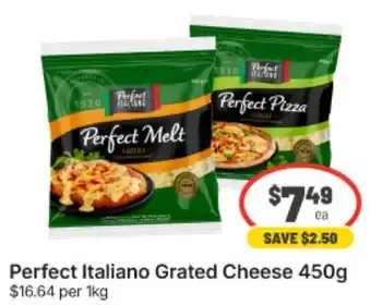 Perfect Italiano Grated Cheese