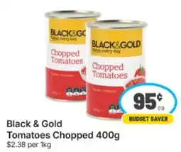IGA Xpress Black & Gold Tomatoes Chopped offer