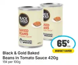 IGA Xpress Black & Gold Baked Beans in Tomato Sauce offer