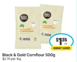 IGA Xpress Black & Gold Cornflour offer