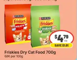 IGA Xpress Friskies Dry Cat Food offer