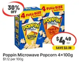 IGA Xpress Poppin Microwave Popcorn offer
