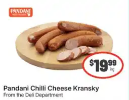 IGA Xpress Pandani Chilli Cheese Kransky offer