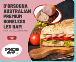 IGA Xpress D'Orsogna Australian Premium Boneless Leg Ham offer