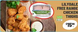 IGA Xpress Lilydale Free Range Chicken Thighs offer