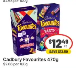 IGA Xpress Cadbury Favourites offer