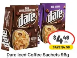 IGA Xpress Dare Iced Coffee Sachets offer