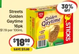 IGA Xpress Streets Golden Gaytime Sticks offer