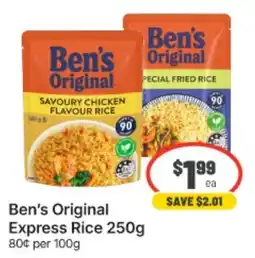 IGA Xpress Ben's Original Express Rice offer