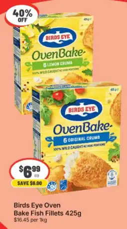 IGA Xpress Birds Eye Oven Bake Fish Fillets offer