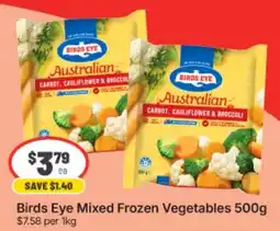 IGA Xpress Birds Eye Mixed Frozen Vegetables offer