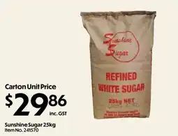 Campbells Wholesale Sunshine Sugar Refined White Sugar offer