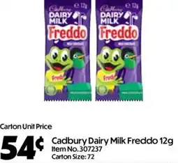 Campbells Wholesale Cadbury Dairy Milk Freddo offer