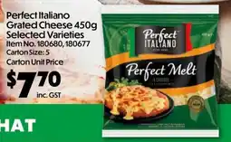 Campbells Wholesale Perfect Italiano Grated Cheese offer