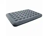 Velour Airbed Queen Comfortable Grey