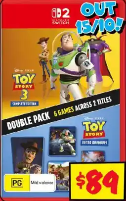 JB Hi-Fi Disney Pixar Toy Story 3 Complete Edition Double Pack offer