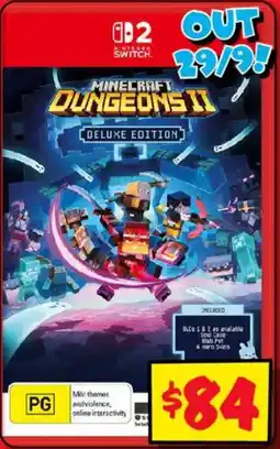 JB Hi-Fi Minecraft Dungeons II Deluxe Edition offer