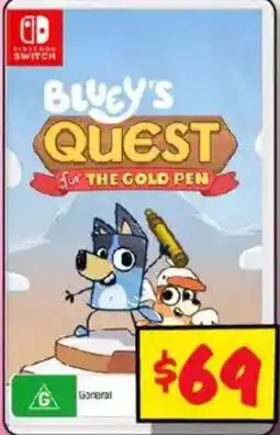 JB Hi-Fi Bluey's Quest for the Gold Pen offer