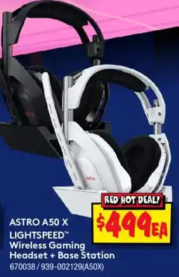 JB Hi-Fi Astro A50 X Lightspeed Wireless Gaming Headset + Base Station offer