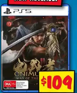 JB Hi-Fi PS5 Onimusha Way of the Samurai offer