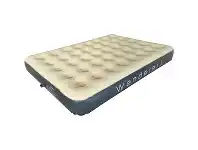 BCF Wanderer Double Premium Single High Air Bed Heavy Duty Grey And Beige offer