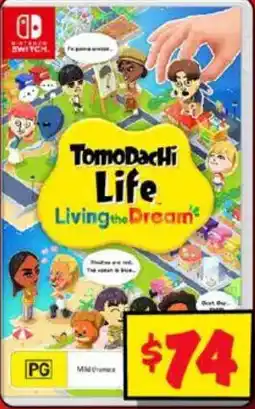 JB Hi-Fi TomoDachi Life Living the Dream offer