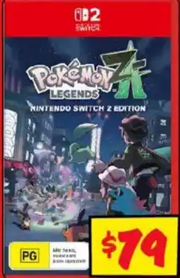 JB Hi-Fi Pokémon Legends Nintendo Switch 2 Edition offer