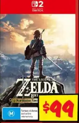JB Hi-Fi The Legend of Zelda: Breath of the Wild offer