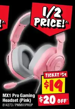 JB Hi-Fi MX1 Pro Gaming Headset (Pink) offer