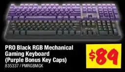 JB Hi-Fi PRO Black RGB Mechanical Gaming Keyboard offer