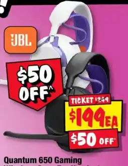 JB Hi-Fi JBL Quantum 650 Gaming offer