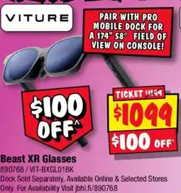 JB Hi-Fi Viture Beast XR Glasses offer