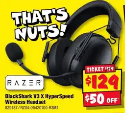 JB Hi-Fi Razer BlackShark V3 X HyperSpeed Wireless Headset offer