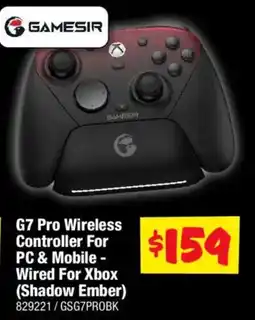 JB Hi-Fi Gamesir G7 Pro Wireless Controller For PC & Mobile - Wired For Xbox (Shadow Ember) offer