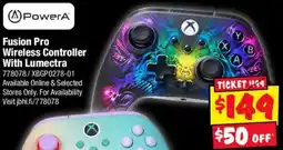 JB Hi-Fi PowerA Fusion Pro Wireless Controller With Lumectra offer