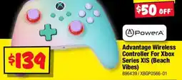 JB Hi-Fi PowerA Advantage Wireless Controller For Xbox Series X|S (Beach Vibes) offer