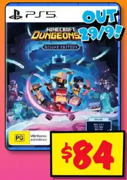 JB Hi-Fi Minecraft Dungeons Deluxe Edition offer