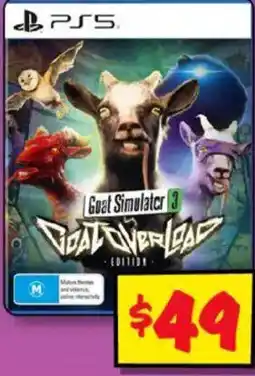 JB Hi-Fi Goat Simulator 3 Goat Overload Edition offer