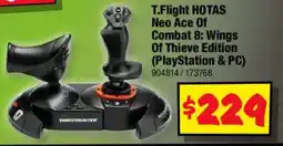 JB Hi-Fi T.Flight HOTAS Neo Ace Of Combat 8: Wings Of Thief Edition (PlayStation & PC) offer